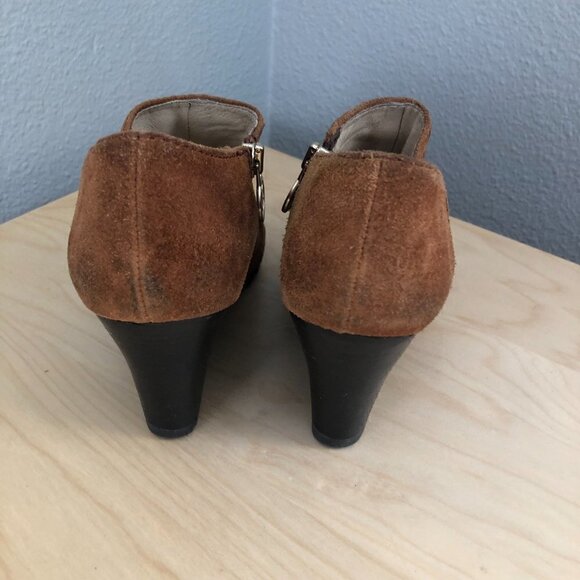 Michael Kors Leather Wedge Booties - Picture 6 of 13